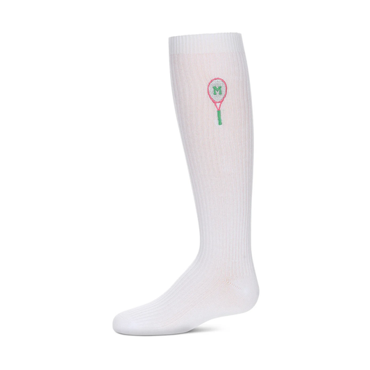 Memoi Girls Tennis M Knee High Socks - Mkf-7159