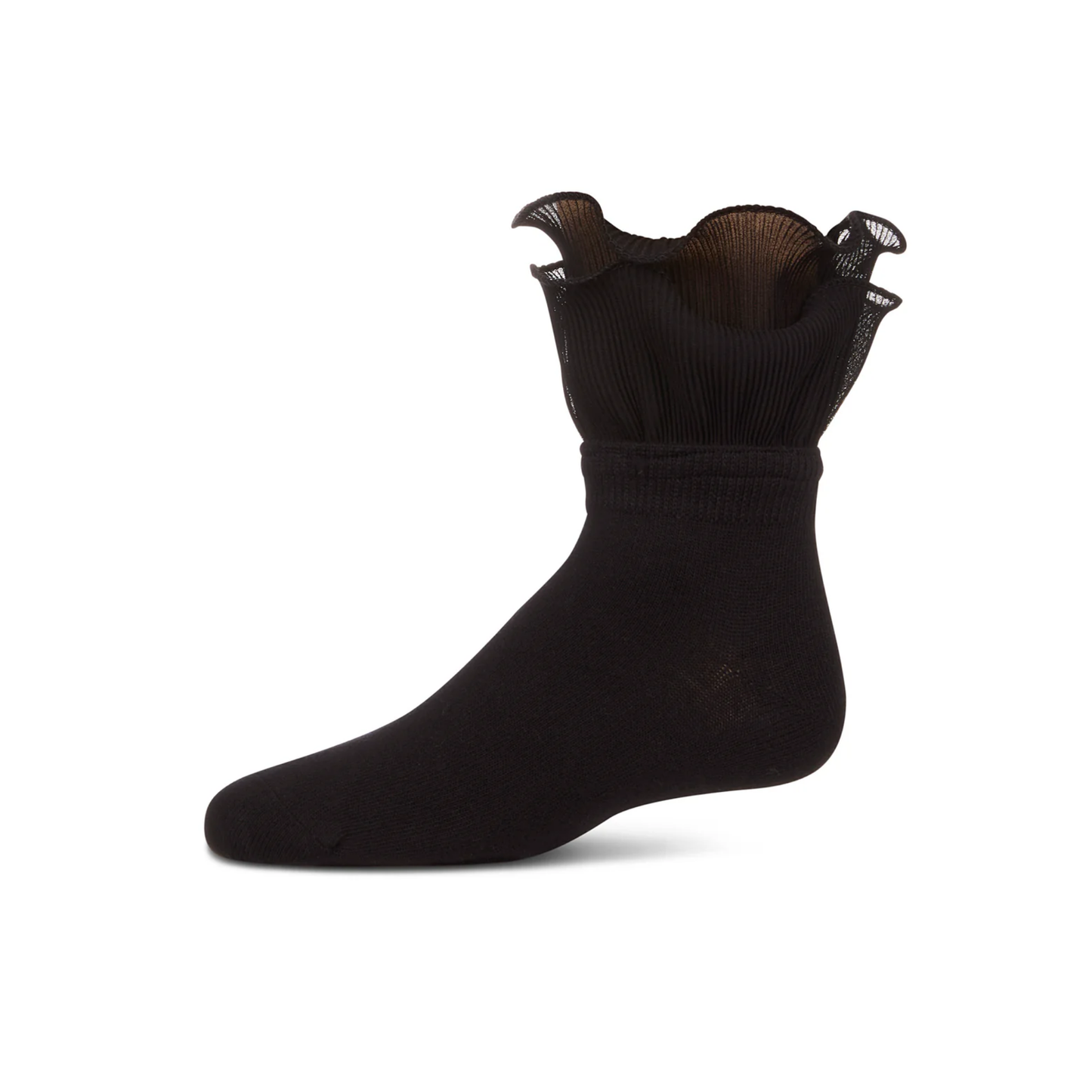 Memoi Dual Layer Ruffle Anklet - MKF-6077