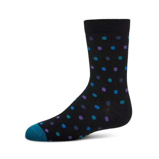 Memoi Boys Colorful Dot Crew Socks - Mk-152