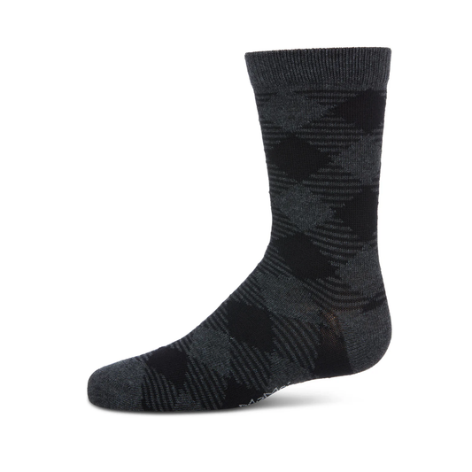 Memoi Boys Argyle Crew Socks - Mk-147