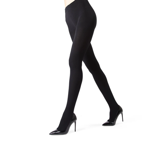 Memoi Womens Plush Lined Cozy Warm Winter Opaque Tights - Mo-340