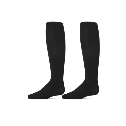 Memoi Girls 2 Pair Pack Totally Opaque Microfiber Tights - Mkb-117