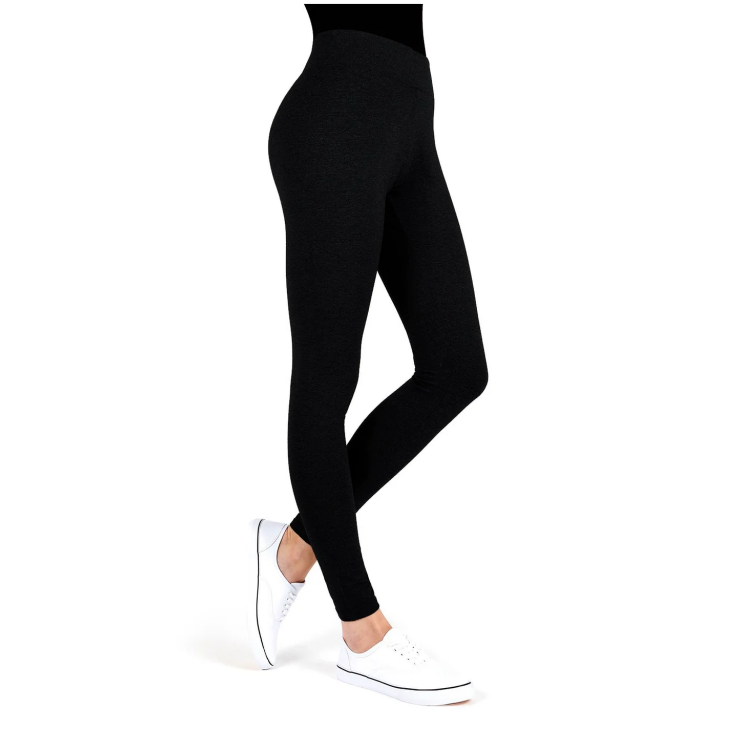 Memoi Womens Cotton Blend Basic Yoga Pants