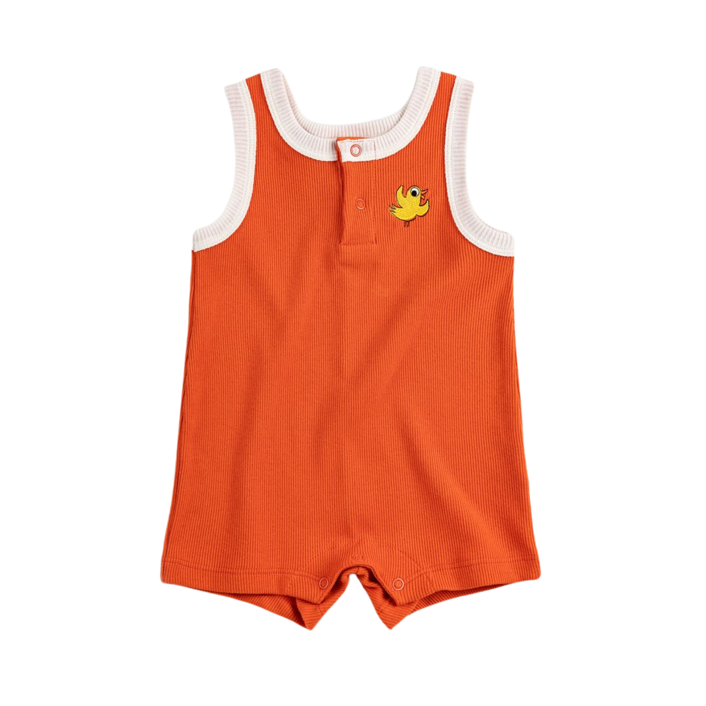 Bobo Choses Orange Flying Oranges Sleeveless Romper