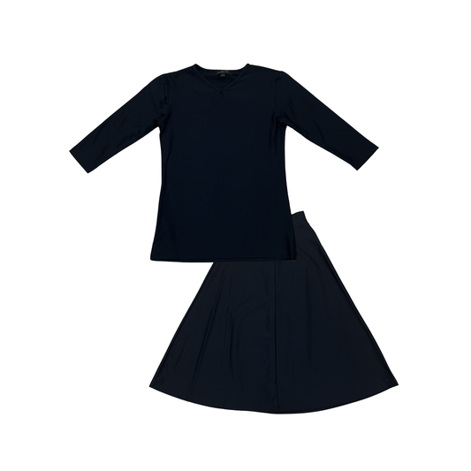 Jackie O' Black Cover Up Swim Set