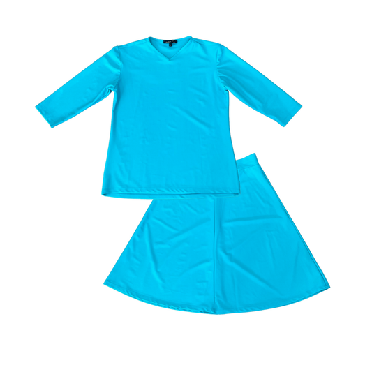 Jackie O' Seafoam Cover Up Swim Set