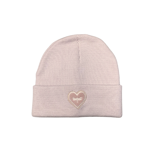 Tal Pink Heart Beanie