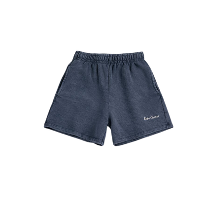 Bobo Choses Navy Blue Logo  Shorts