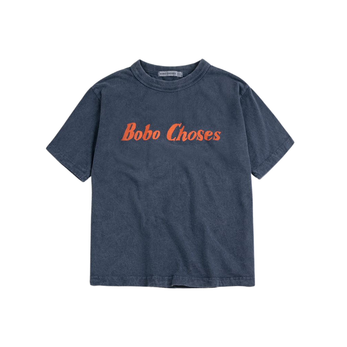 Bobo Choses Navy Blue Logo Short Sleeve Tee
