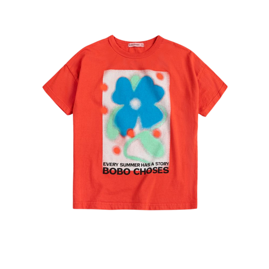 Bobo Choses Red Summer Story Short Sleeve Tee