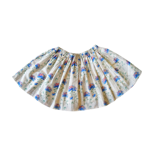 Lali Hydrangea Print Twirly Short Skirt