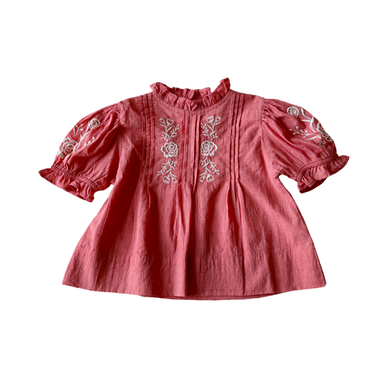 Lali Faded Rose Luna Short Sleeve Top