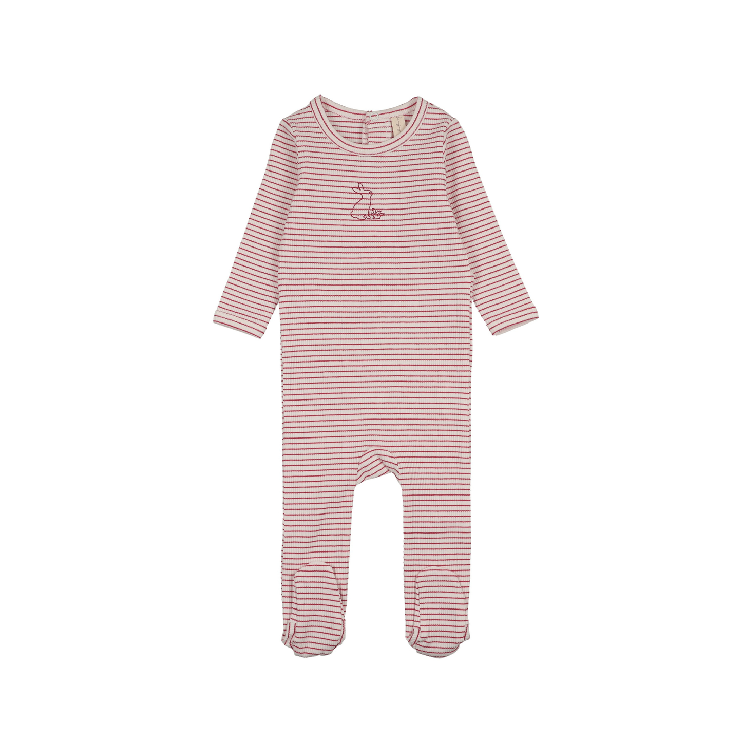 Bonjoy Red/White Bunny Footie