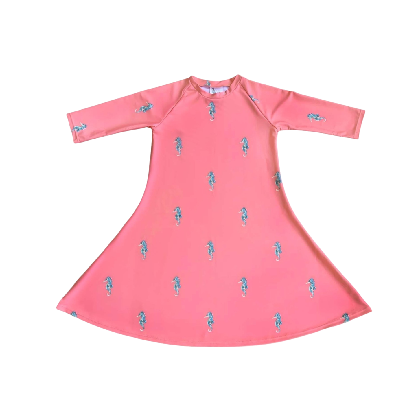 By The Wai Pink Sea Horse Swimwear Dress