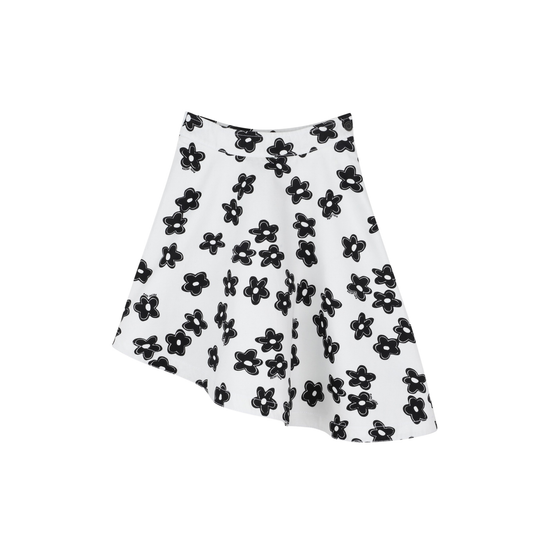 The Marc Jacobs Ivory Marguerite Midi Length Skirt