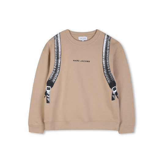 The Marc Jacobs String Backpack Print Long Sleeve Sweatshirt