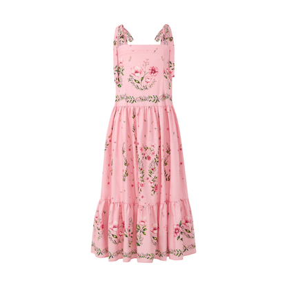 Marlo Kids Floral Melany Tiered Maxi Dress