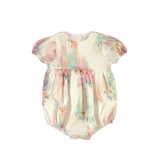 Bebe Organic Nostalgic Florals Paris Romper