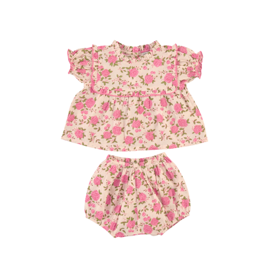 Bebe Organic Rapunzel Roses Polina Baby Set