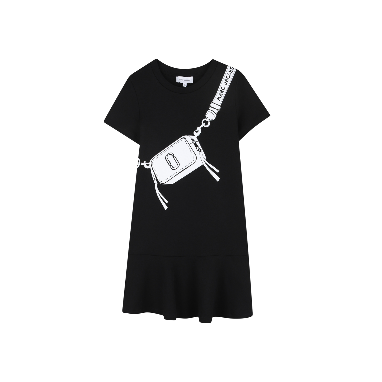 The Marc Jacobs Black Snapshot Bag Short Sleeve Dress