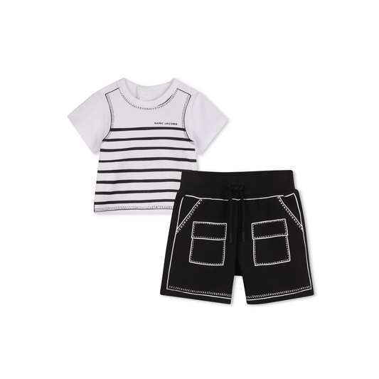 The Marc Jacobs Black Sailor Shorts Set