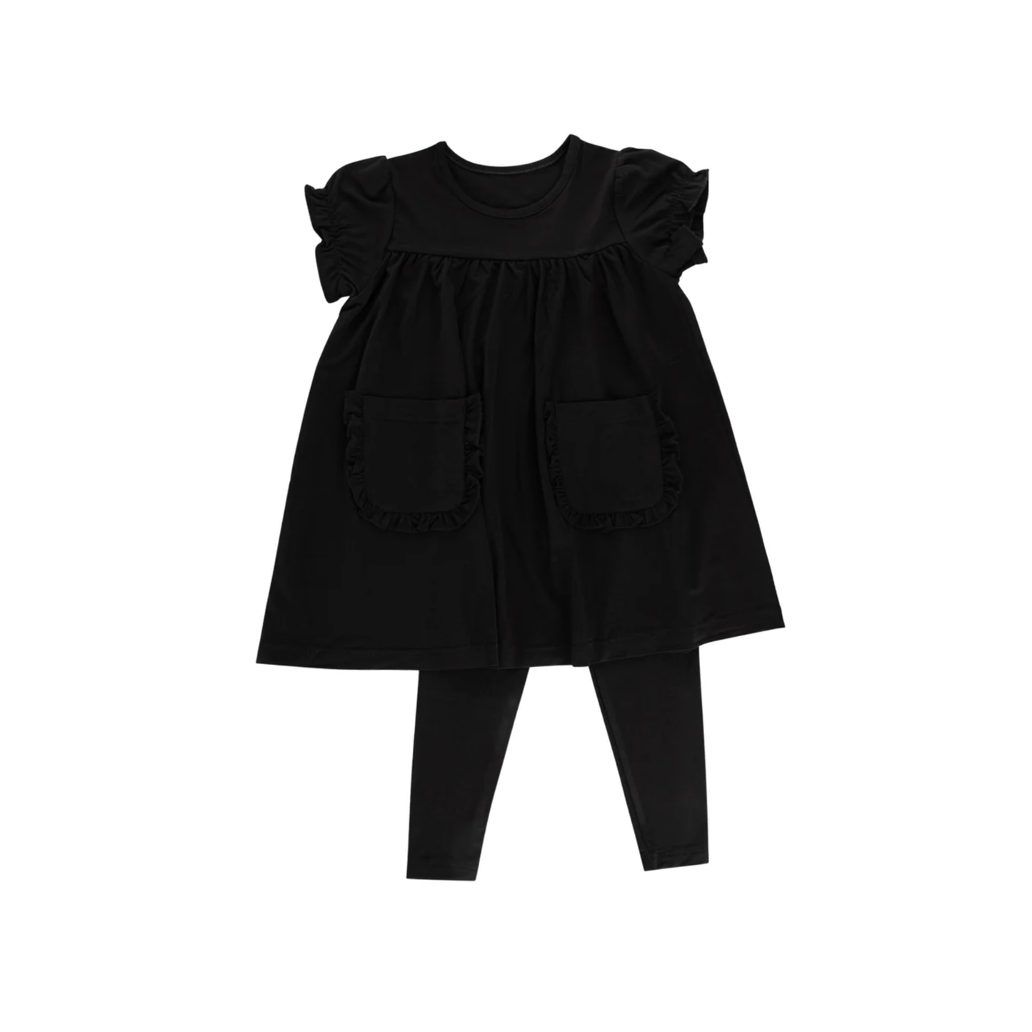Little Label Black 2 Piece Shabbos Robe Set