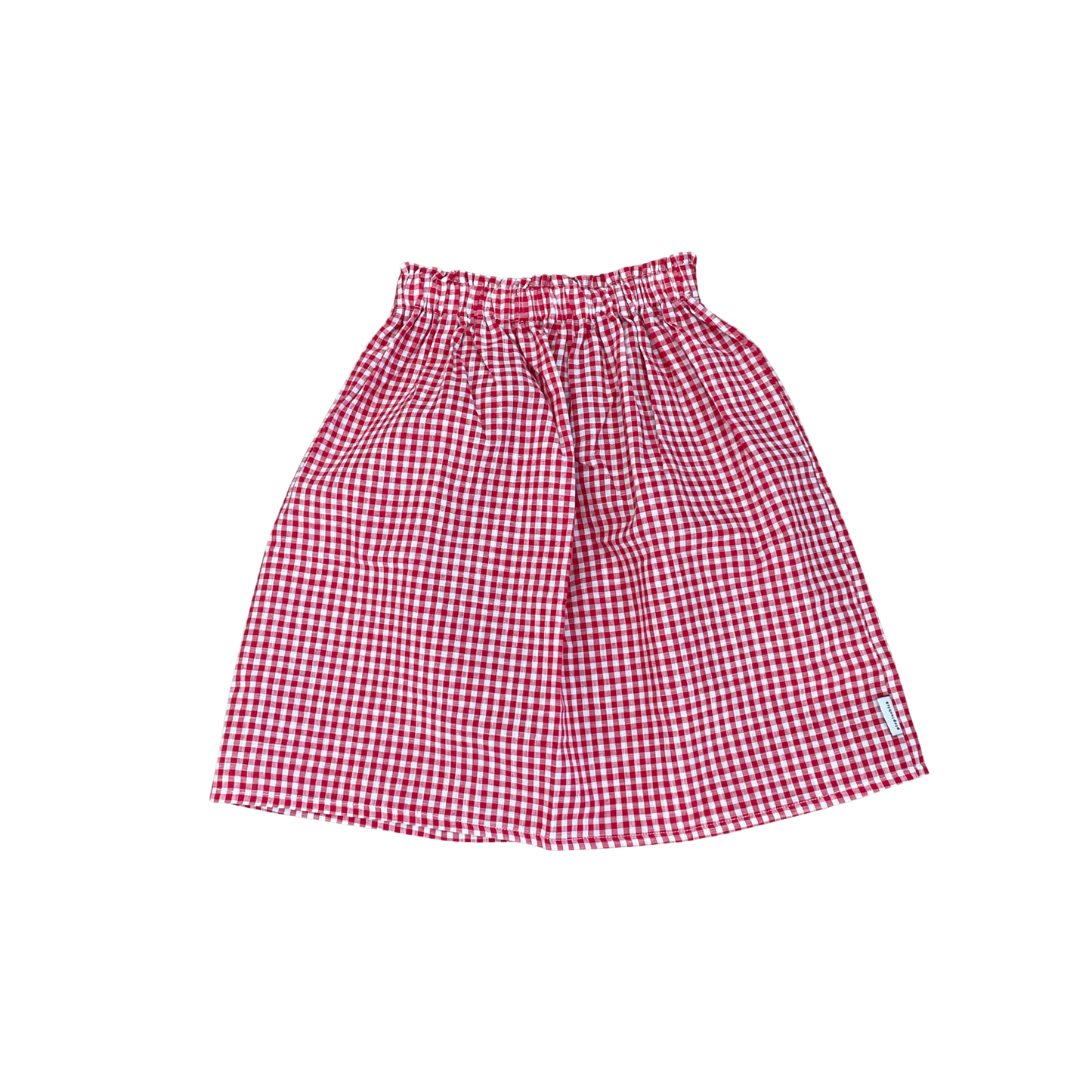 Piupiuchick Red & Ecru Knee Lenght Skirt
