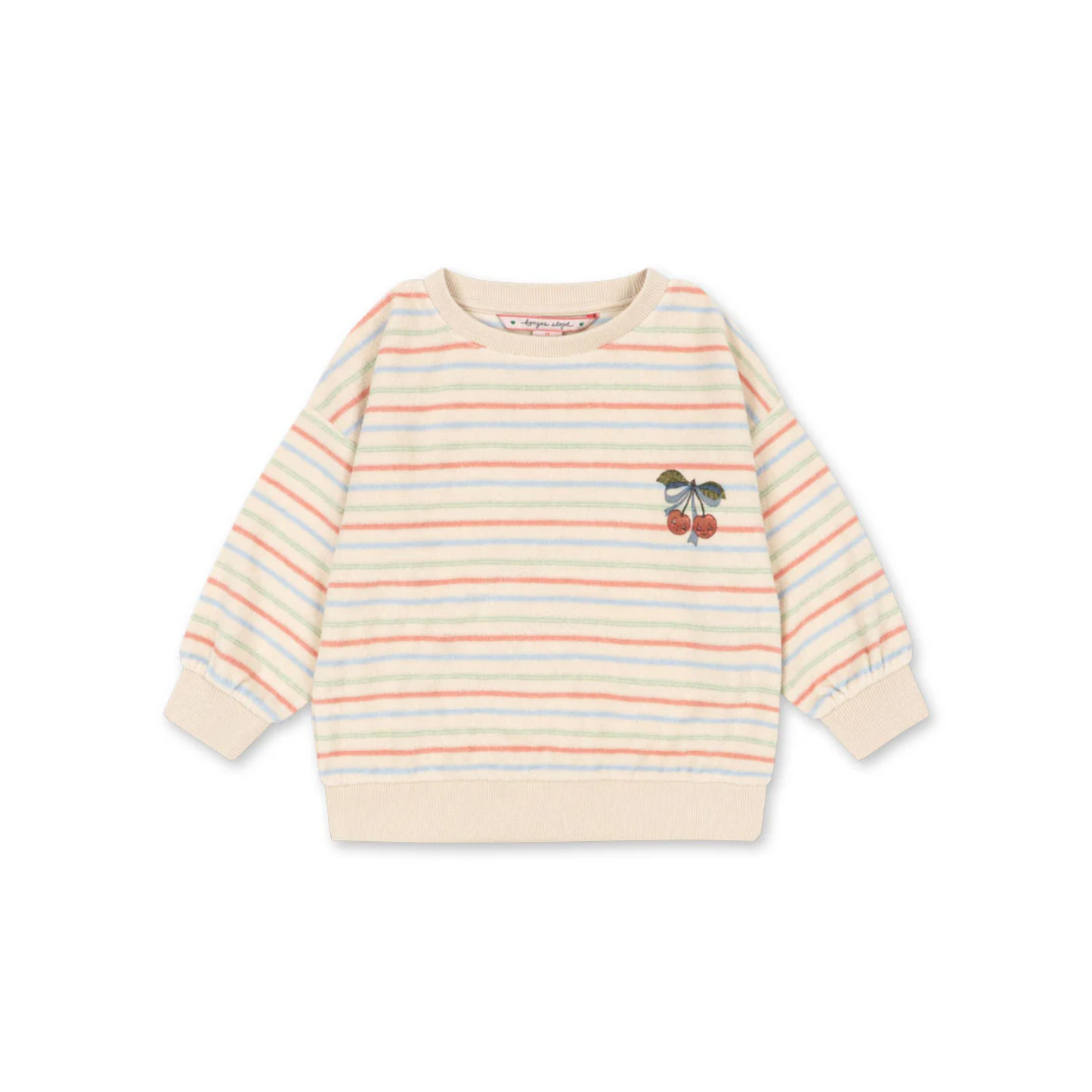 Konges Slojd Confetti Stripe Itty Stripe Sweatshirt