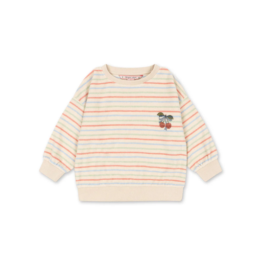 Konges Slojd Confetti Stripe Itty Stripe Sweatshirt