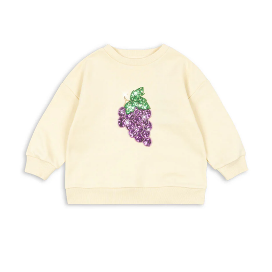 Konges Slojd Sea Mist Lou Grape Long Sleeve Sweatshirt