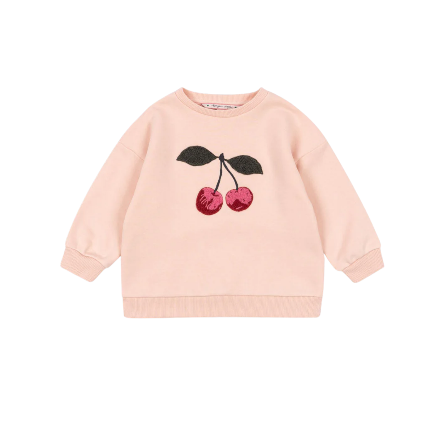 Konges Slojd Evening Sand Lou Cherry Terry Long Sleeve Sweatshirt