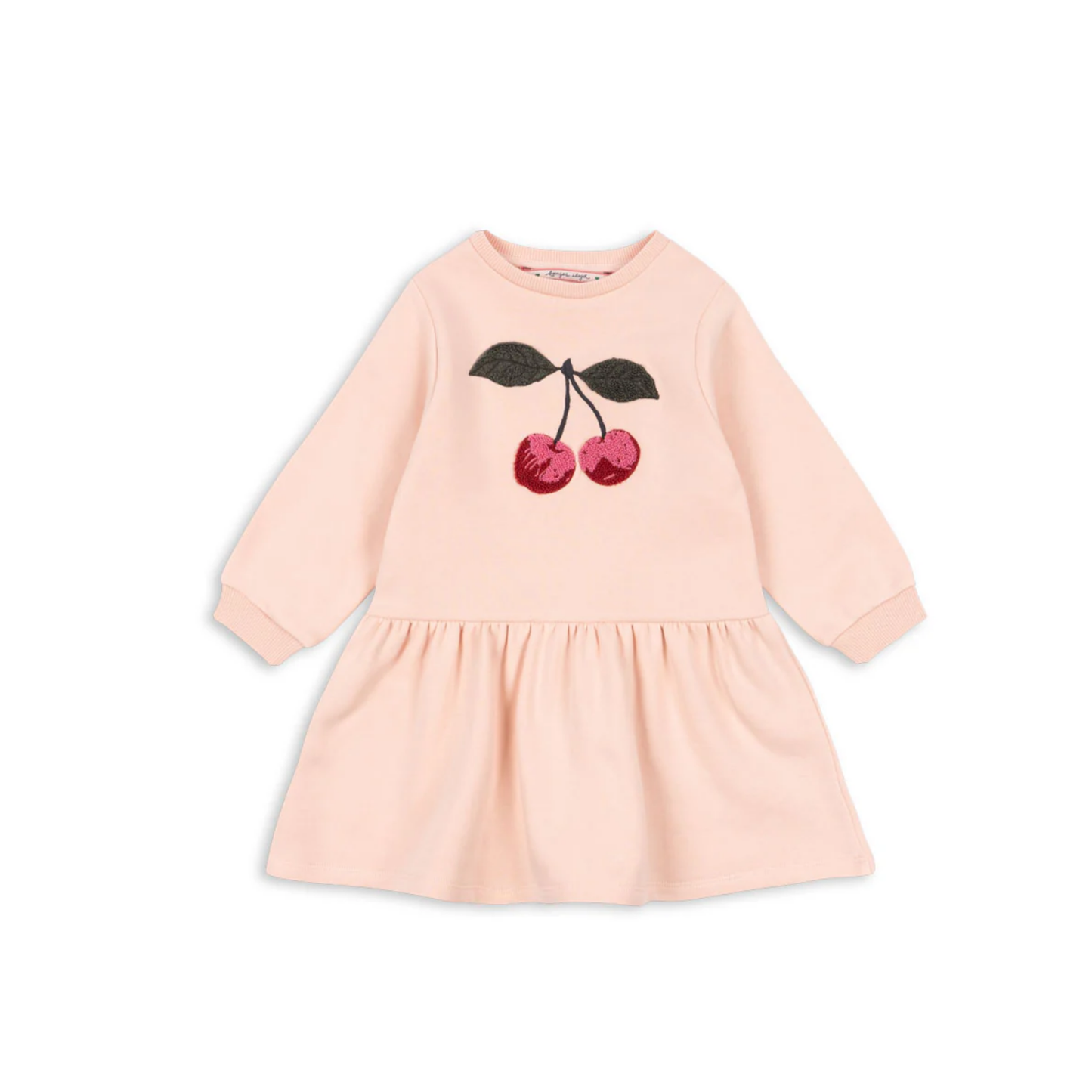 Konges Slojd Evening Sand Lou Cherry Terry Short Dress