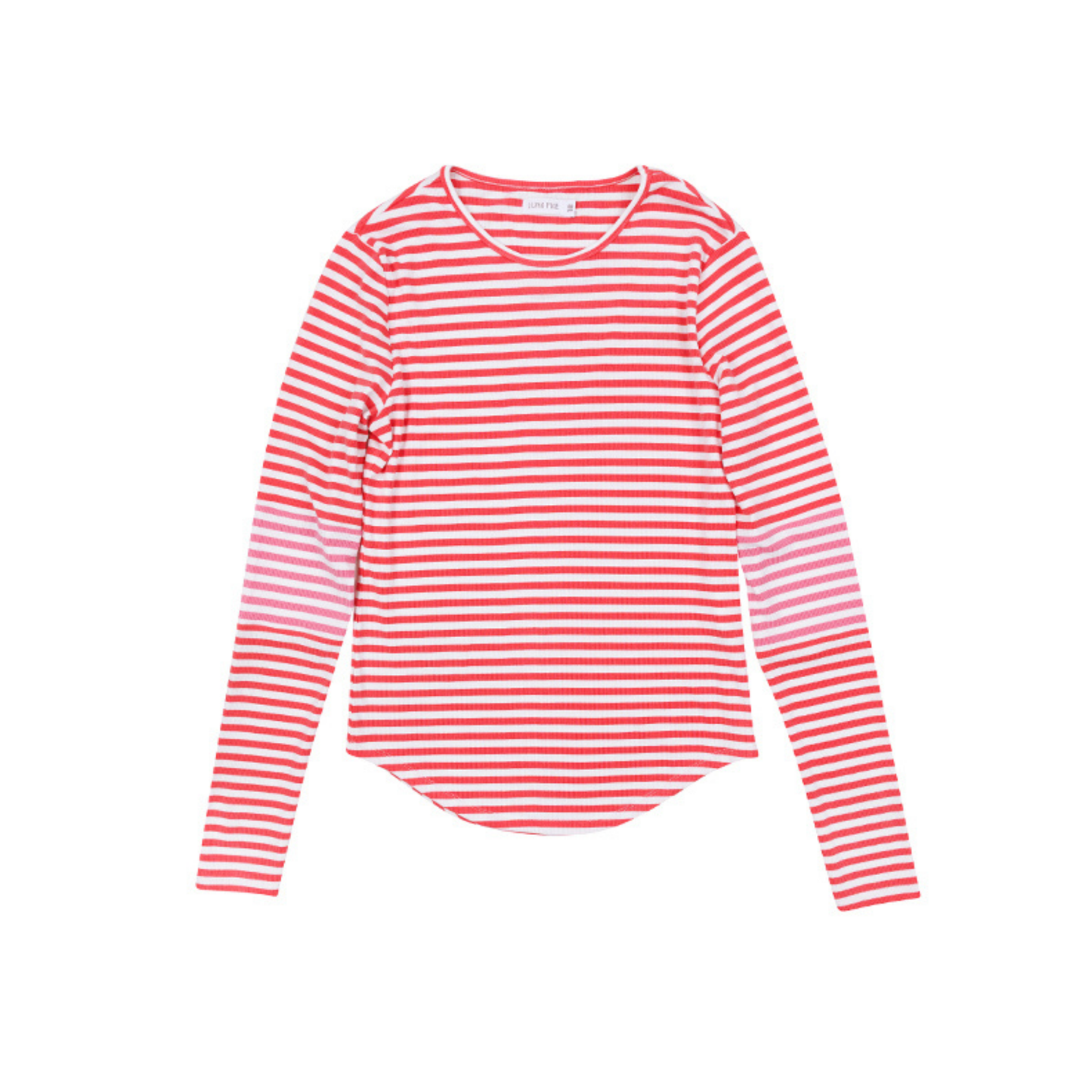 Luna Mae Pink Colorblock Meg Colorblock Stripe Top