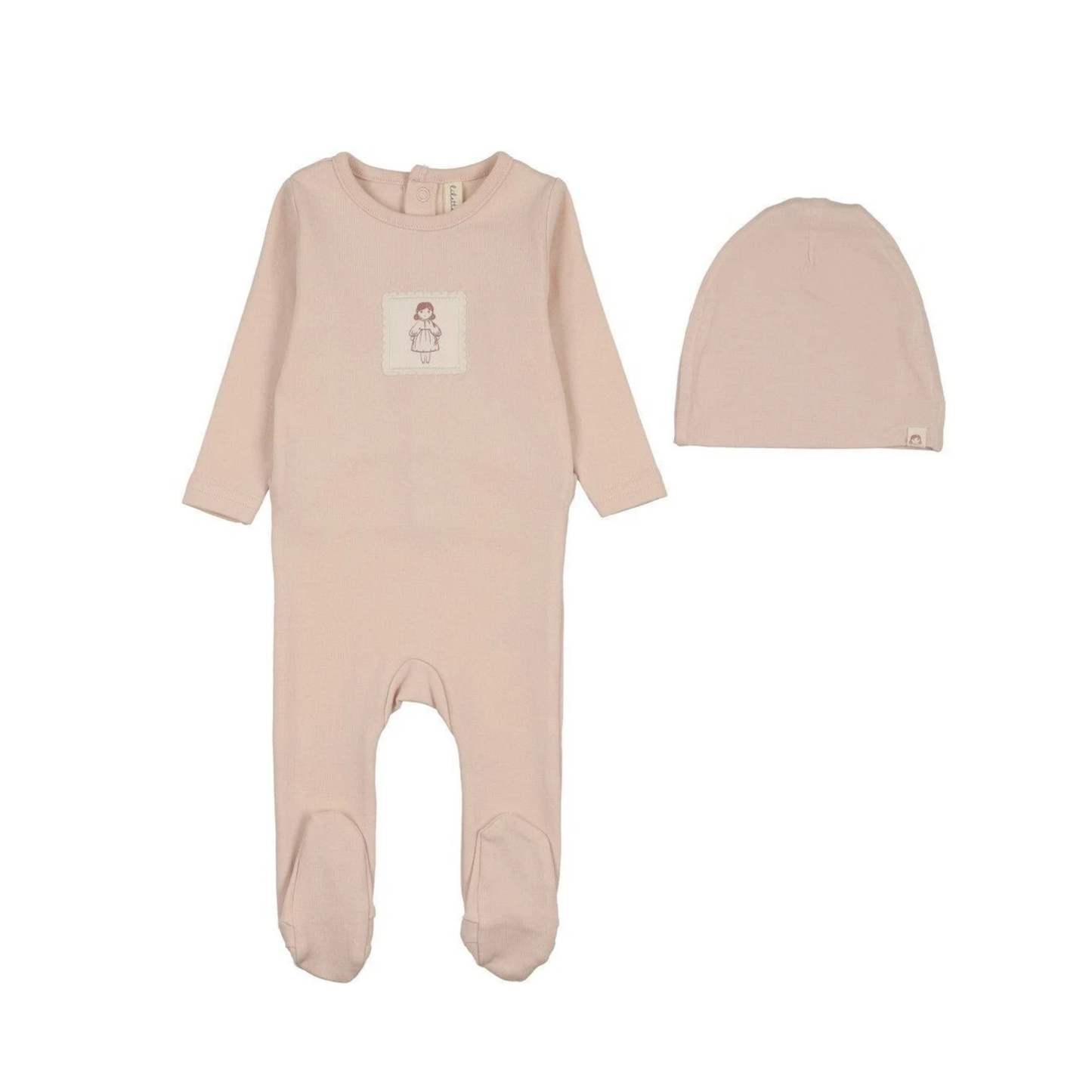 Lilette Petal Graphic Tag Footie Set