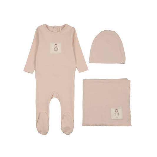 Lilette Petal Graphic Tag Layette Set