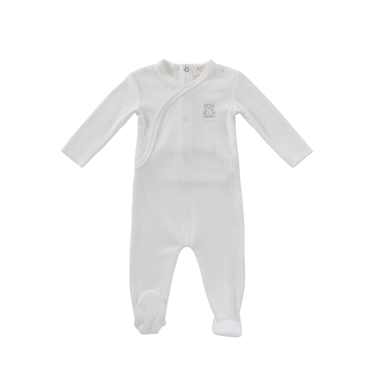 Kipp Baby Stone Teddy Wrap Footie
