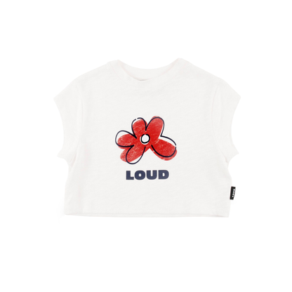 Loud Gardenia Mare Loose Fit Short Sleeve Top