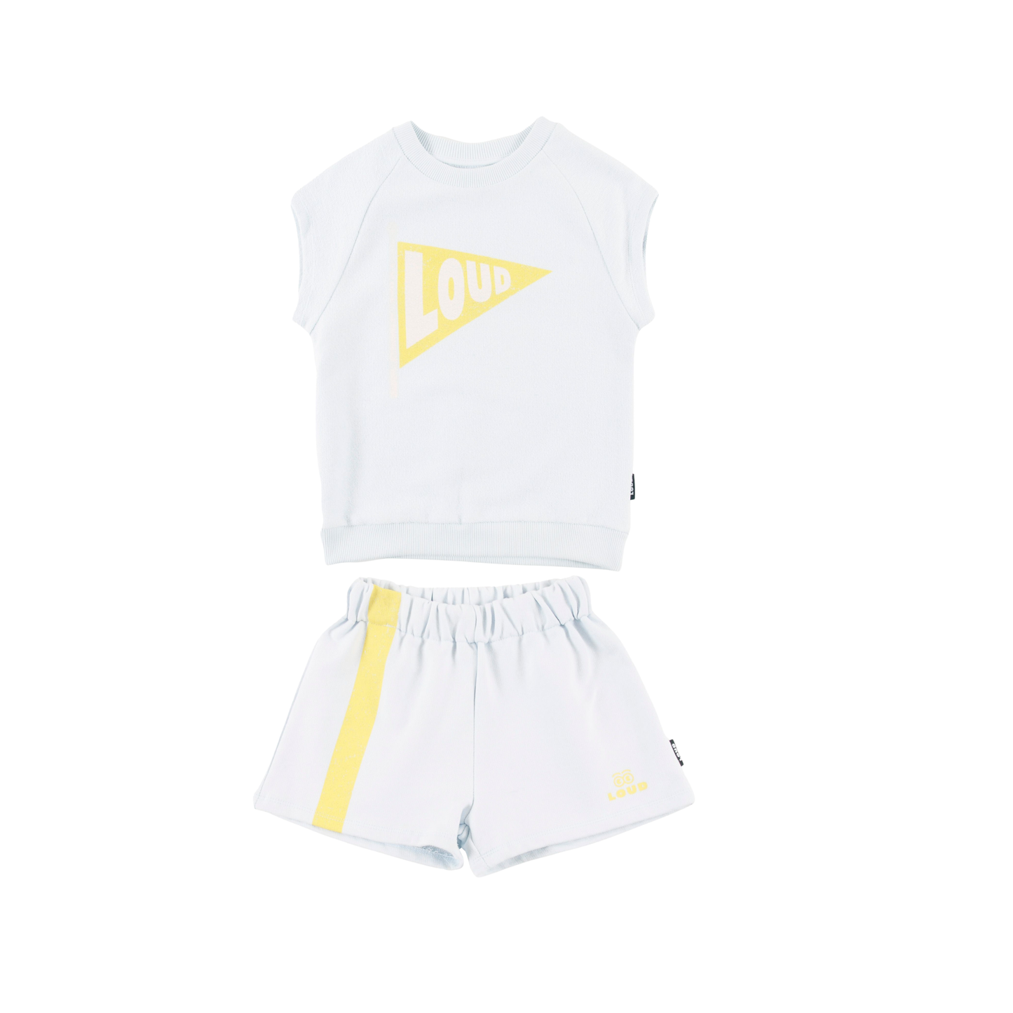 Loud Delicate Blue Amalfi Shorts Set