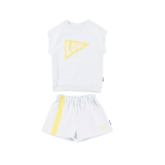 Loud Delicate Blue Amalfi Shorts Set