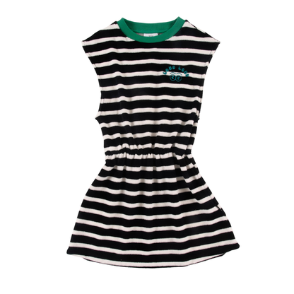 Loud Anthracite Stripe Arancia Short Dress