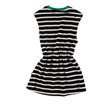 Loud Anthracite Stripe Arancia Short Dress