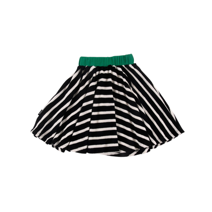 Loud Anthracite Stripe Merenda Short Skirt