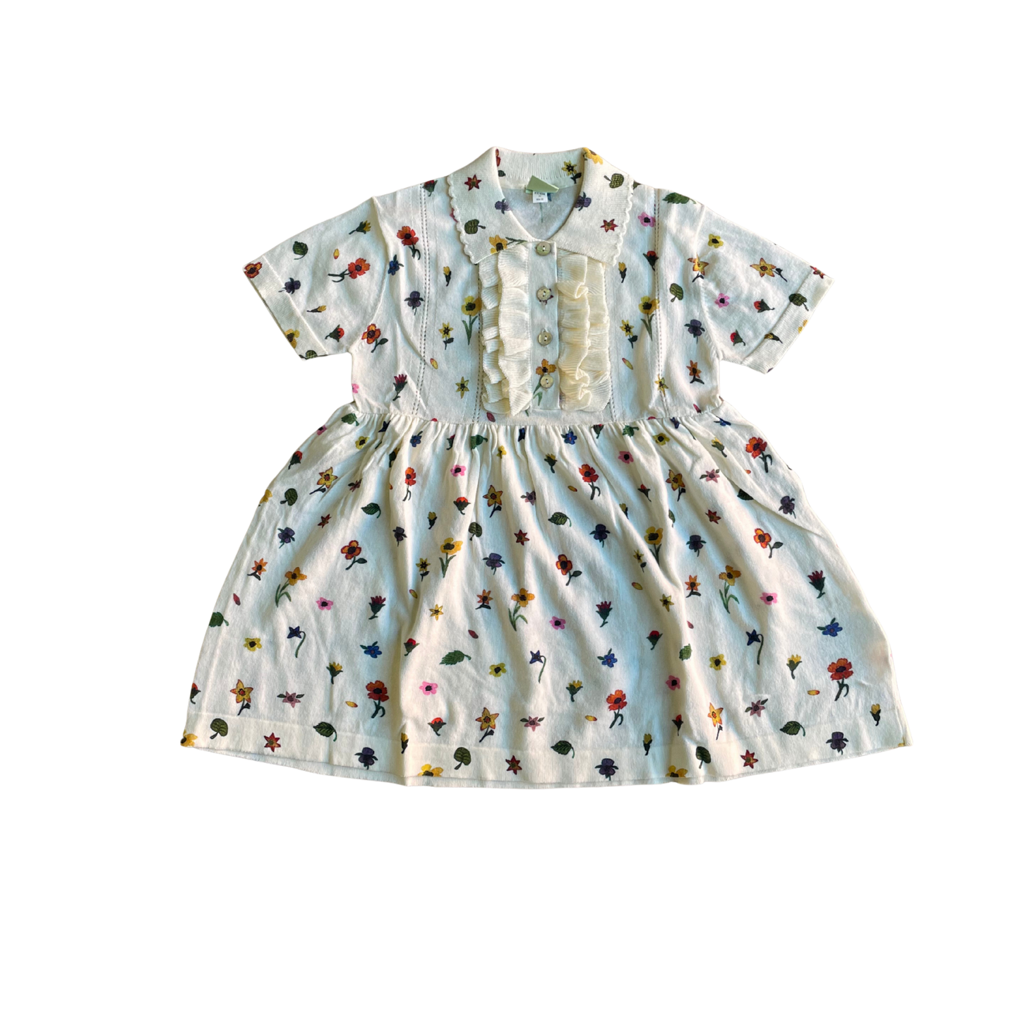 Fub Flower Printed Short Sleeve Dress