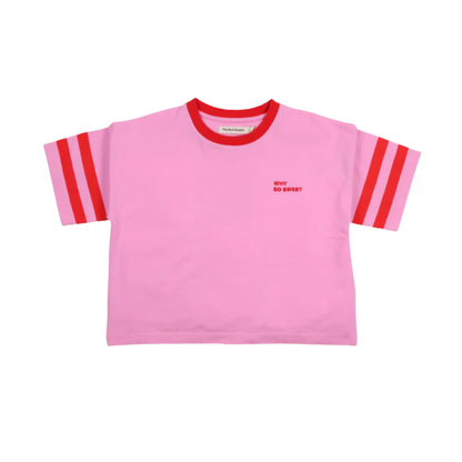 The New Society Pink Lavander Canna Short Sleeve Tee