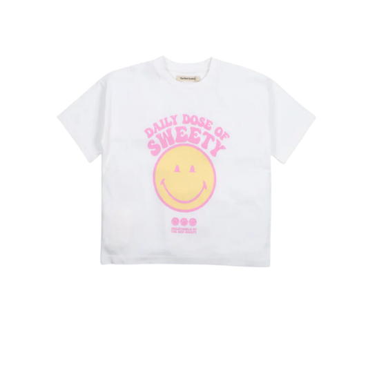 The New Society Pure Cloud Smiley Short Sleeve Tee