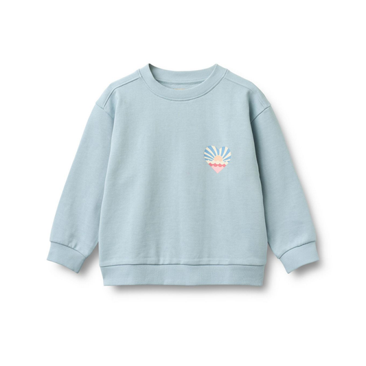 Wheat Sky Blue Ellis Summer Long Sleeve Sweatshirt