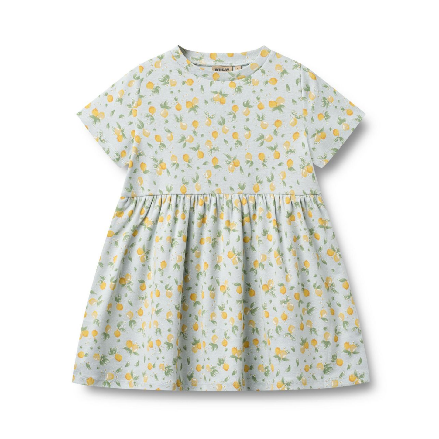 Wheat Blue Citrus Anna Summer Short Sleeve Dress