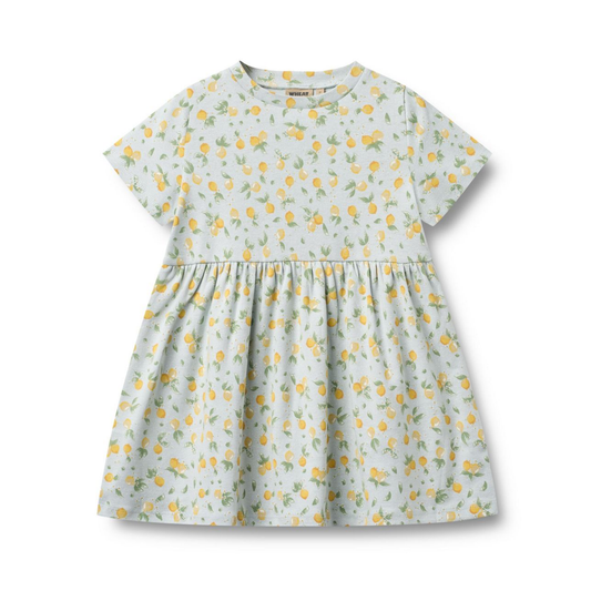 Wheat Blue Citrus Anna Summer Short Sleeve Dress