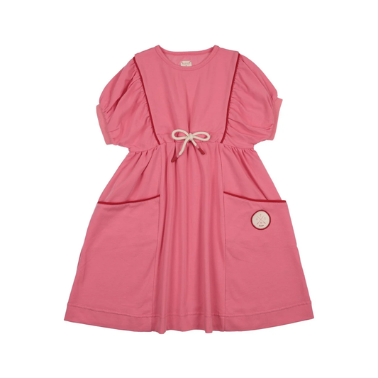 Analogie Fresh Pink Boating Crew Dress Short Sleeve