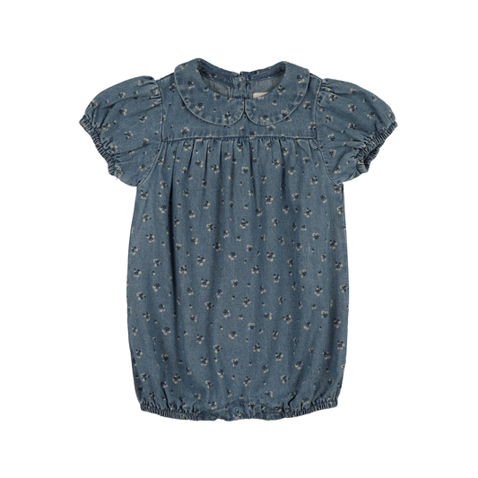 Analogie Blue Wash Dainty Denim Romper